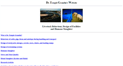 Desktop Screenshot of grandin.com